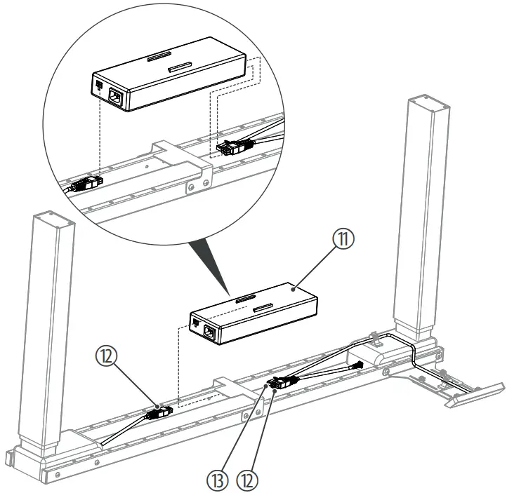 ROADWORX 500711 Multi Electric Stand Electrical Height-Adjustable Stand - fig5