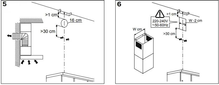 INVENTUM AKB6005ZWA Wall Mount Cooker Hood 11