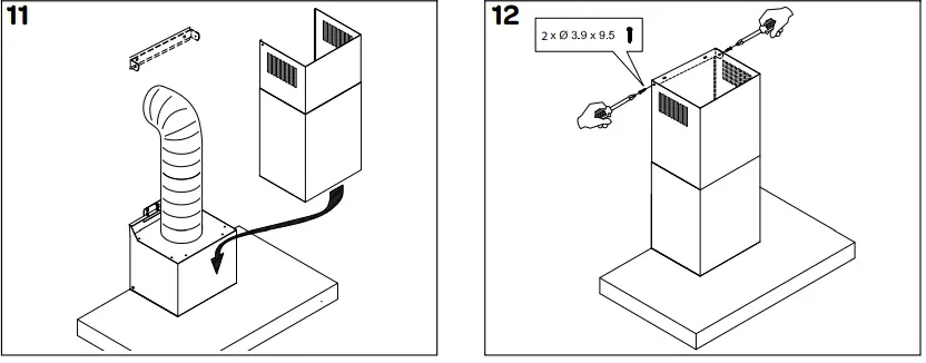 INVENTUM AKB6005ZWA Wall Mount Cooker Hood 13