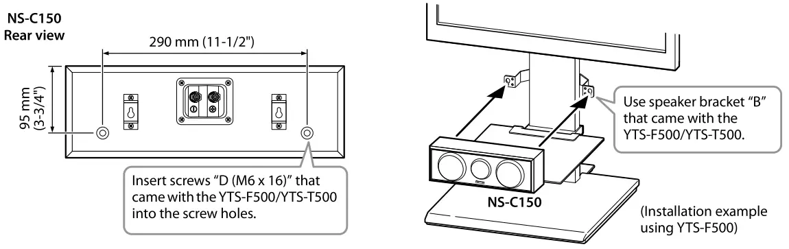 Wall-mounting the speakers