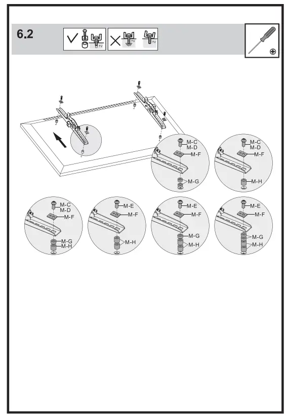 equip-650603-Economy-Multi-Functional-TV-Cart-FIG8