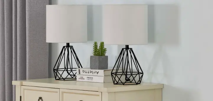 Maxax T25 5 Inch Black Table Lamp With White Shade Instruction Manual Maxax T25 5 Inch Black Table Lamp With White Shade Instruction Manual