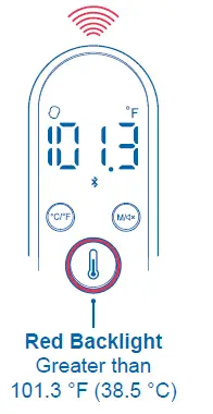 GE Appliances TM4000 Truvitals Smart Non-Touch 2-In-1 Thermometer with Bluetooth 10