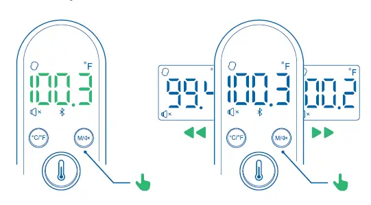 GE Appliances TM4000 Truvitals Smart Non-Touch 2-In-1 Thermometer with Bluetooth 11