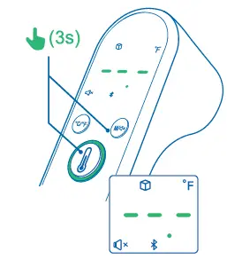 GE Appliances TM4000 Truvitals Smart Non-Touch 2-In-1 Thermometer with Bluetooth 13