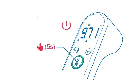 GE Appliances TM4000 Truvitals Smart Non-Touch 2-In-1 Thermometer with Bluetooth 17