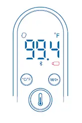 GE Appliances TM4000 Truvitals Smart Non-Touch 2-In-1 Thermometer with Bluetooth 20