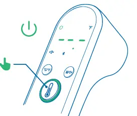 GE Appliances TM4000 Truvitals Smart Non-Touch 2-In-1 Thermometer with Bluetooth 3