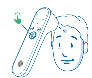 GE Appliances TM4000 Truvitals Smart Non-Touch 2-In-1 Thermometer with Bluetooth 3