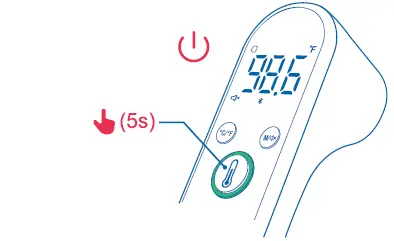 GE Appliances TM4000 Truvitals Smart Non-Touch 2-In-1 Thermometer with Bluetooth 7