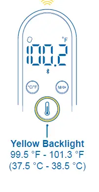 GE Appliances TM4000 Truvitals Smart Non-Touch 2-In-1 Thermometer with Bluetooth 9