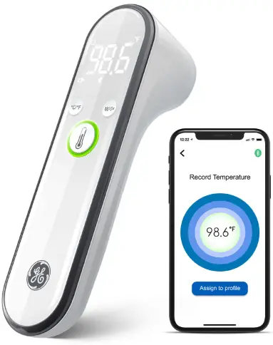 GE Appliances TM4000 Truvitals Smart Non-Touch 2-In-1 Thermometer with Bluetooth product