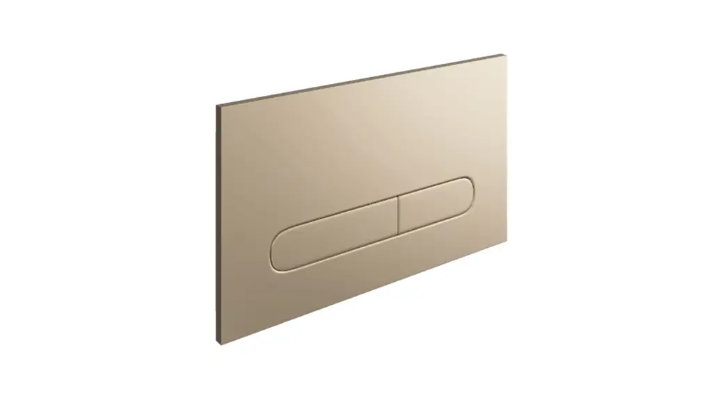 Tissino Trc-201-bb Rocco2 Curvo Dual Flush Plate Brushed Brass Instruction Manual