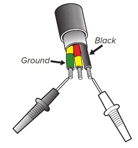 WarmlyYours Ohm Reading Snow Melting Mats and Cables with Meter - Connect the probes