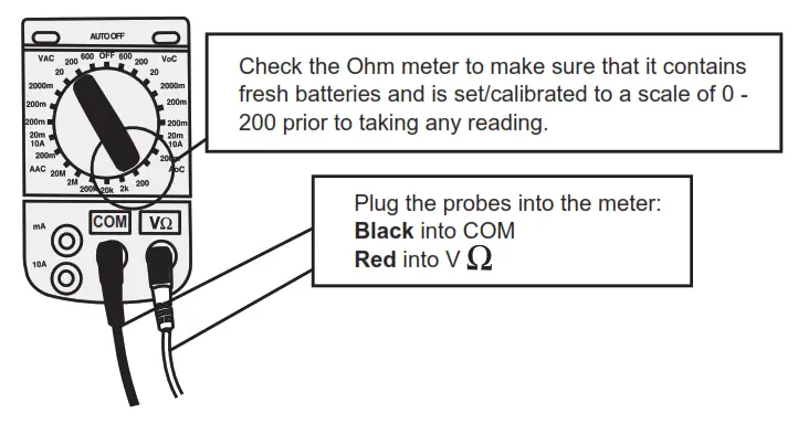 WarmlyYours Ohm Reading Snow Melting Mats and Cables with Meter - Setting