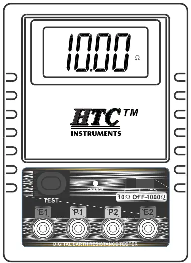 HTC INSTRUMENT DET-99 Digital Earth Resistance Meter-fig1