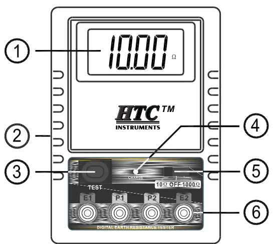 HTC INSTRUMENT DET-99 Digital Earth Resistance Meter-fig5