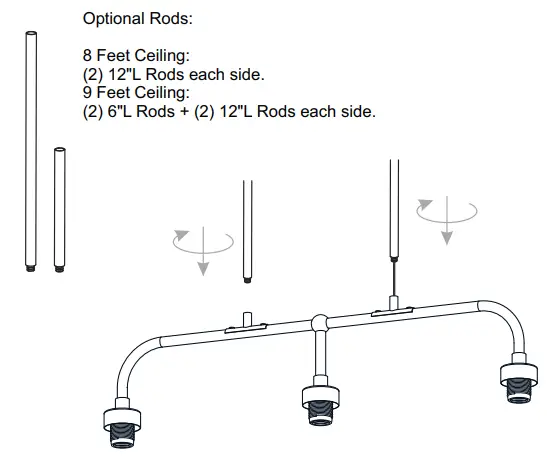QUOIZEL-HLY336B-Halsey-3-Light-Brushed-Nickel-Linear-Chandelier-FIG-4
