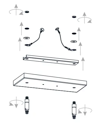 QUOIZEL-HLY336B-Halsey-3-Light-Brushed-Nickel-Linear-Chandelier-FIG-5