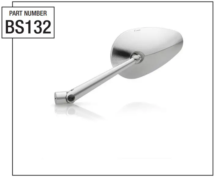 rizoma RS BS132 Radial Rearview Mirror - Figure 2