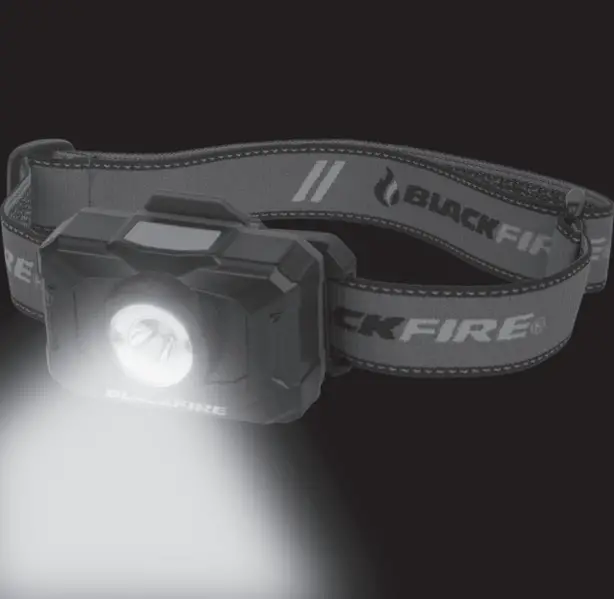 BLACKFIRE BBM6414 Rechargeable 2 Color LED Headlamp