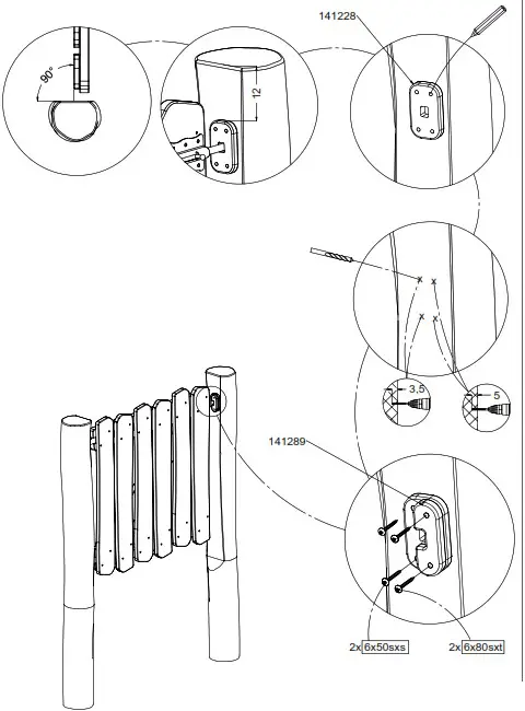 vinci play RB1398 Kids Playground Equipment - overview 14