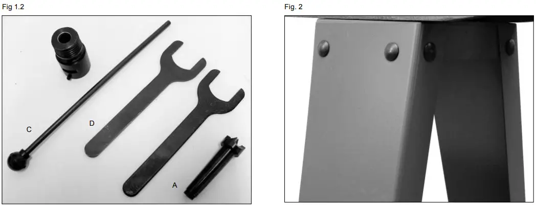scheppach Lata 5 0 Wood Turning Lathe - FIGURE 2