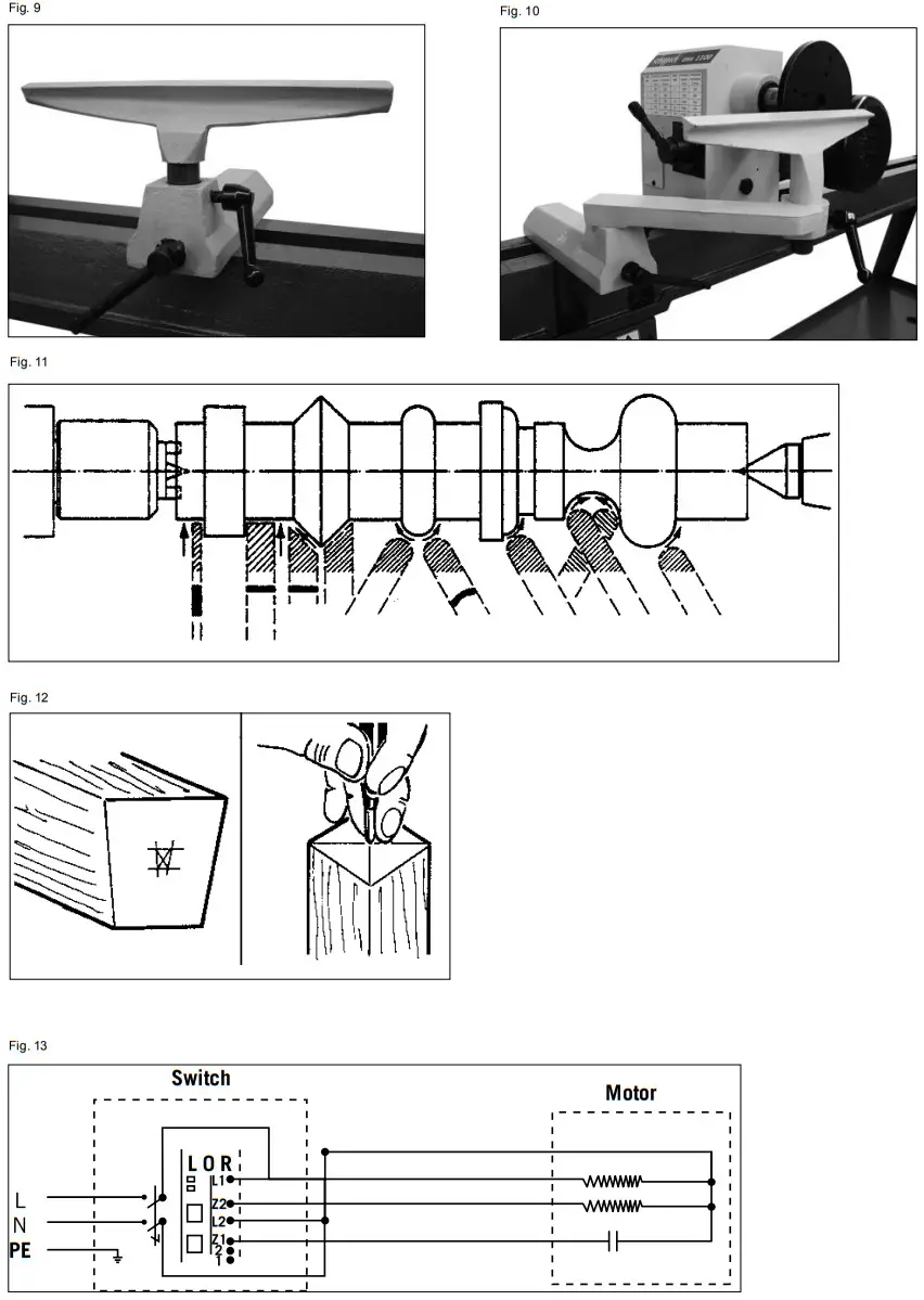 scheppach Lata 5 0 Wood Turning Lathe - FIGURE 4