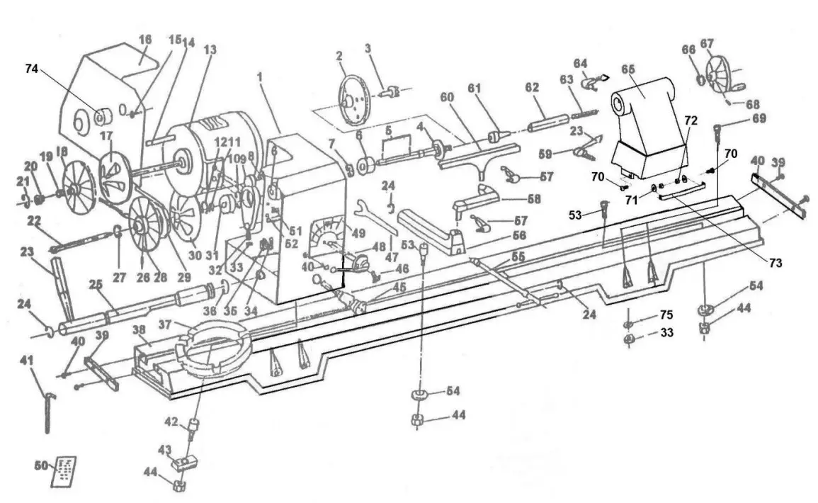 scheppach Lata 5 0 Wood Turning Lathe - FIGURE 5
