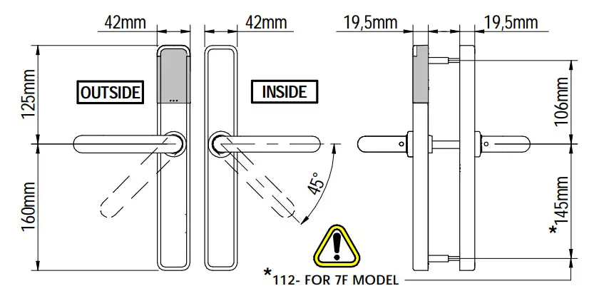 SALTO XS4 One Electronic Locks - Figure 1