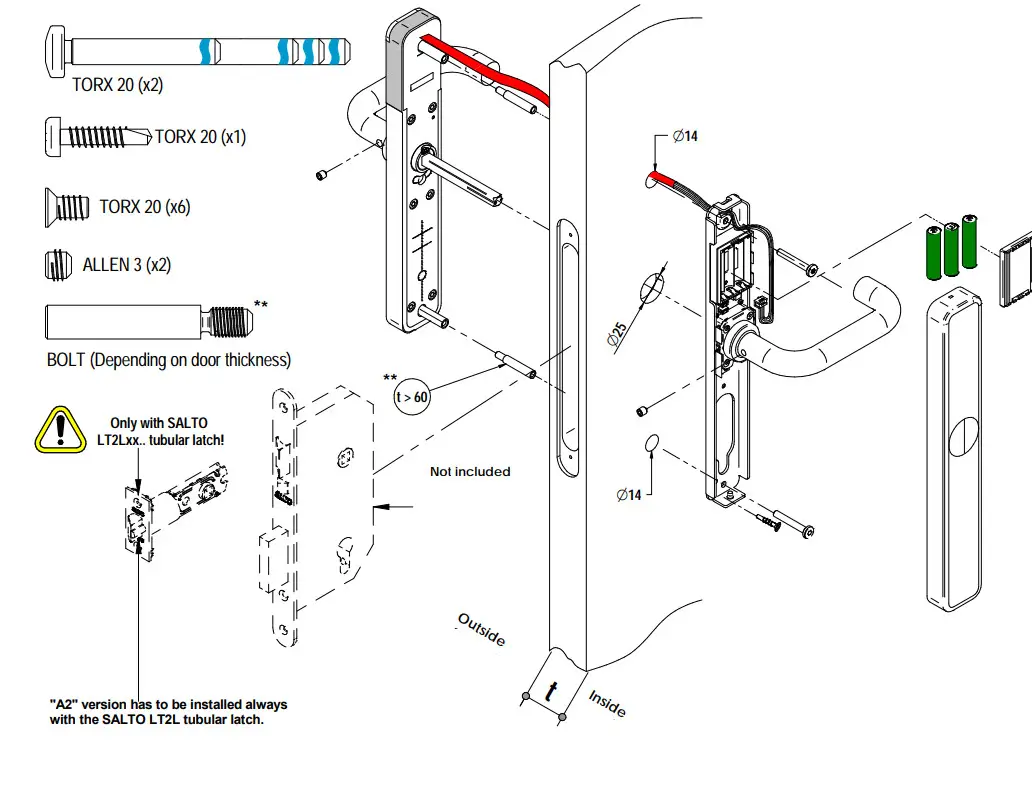SALTO XS4 One Electronic Locks - Figure 2