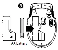 insignia NS-PNC7011 Wireless Keyboard and Mouse Combo 3