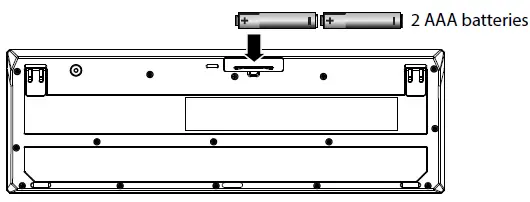 insignia NS-PNC7011 Wireless Keyboard and Mouse Combo 6