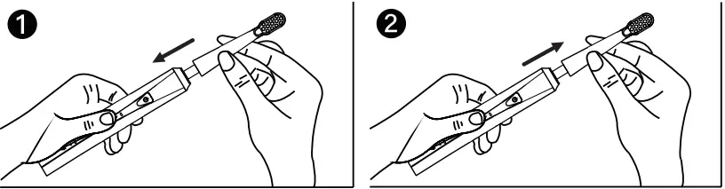 TRVLAEWOR HH06007 Sonic Electric Toothbrush - Toothbrush Head