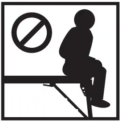 Do NOt Sit Icon