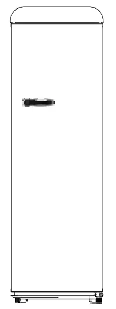 SCHNEIDER SCCL329VR 1 Door Standing Refrigerator