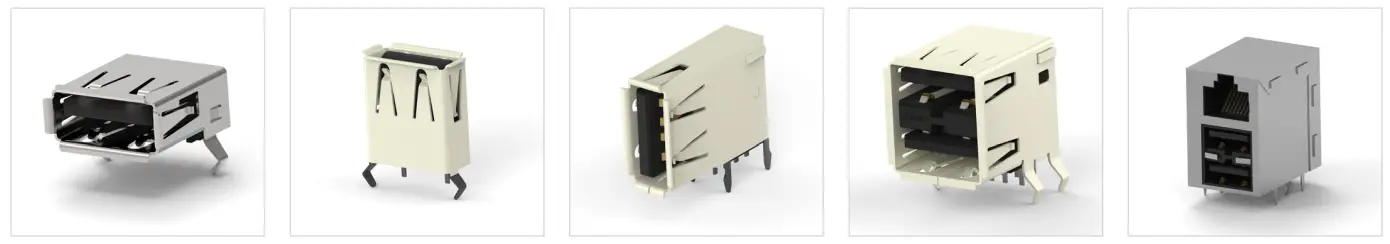 TE connectivity 2923031 USB Interconnects - Receptacles