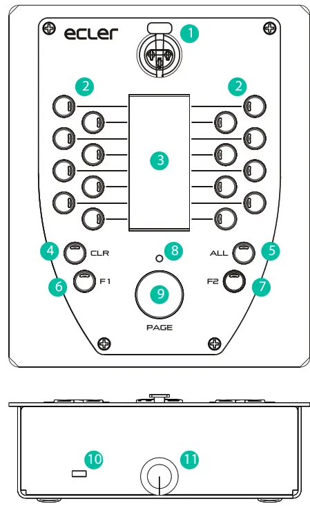 ecler eMPAGE Digital Paging Station - Fig12