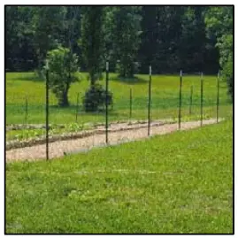 Welded Wire with T-Posts Installation