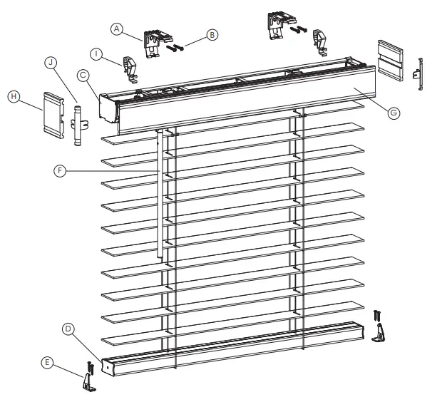 CHICOLOGY PreCut Cordless Room Darkening Faux Wood Blinds