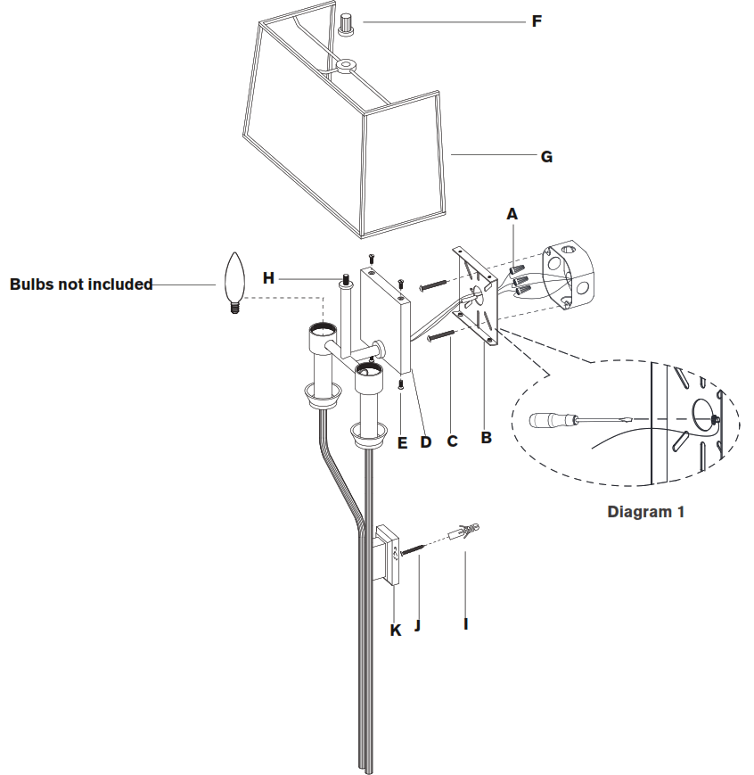VISUAL COMFORT SK 2251 Lana Tail Sconce -