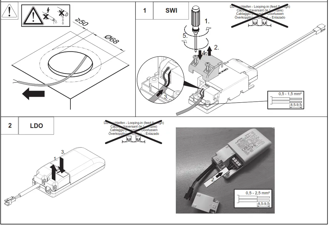 ZUMTOBEL MICROS2 R68 SWI BC LDO PAB LED Ceiling Light - fig 4