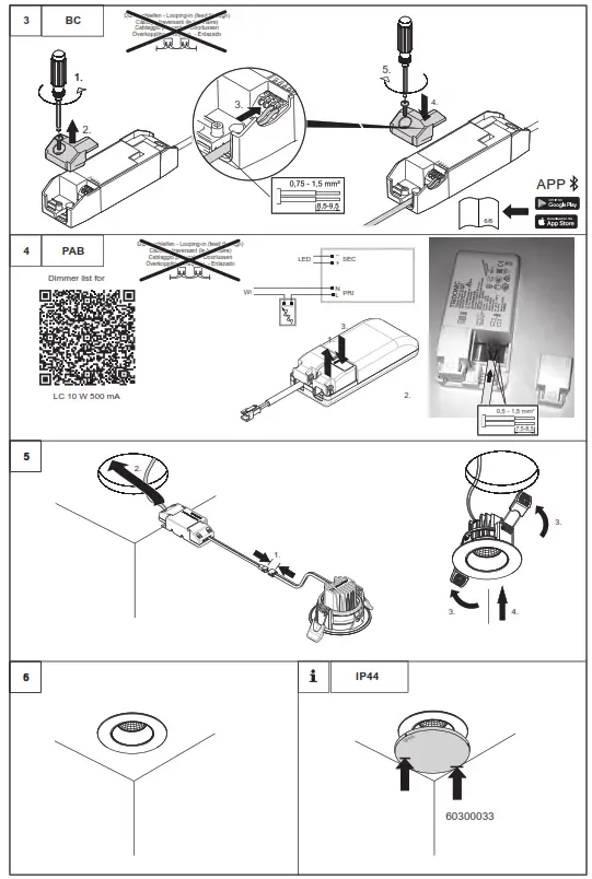 ZUMTOBEL MICROS2 R68 SWI BC LDO PAB LED Ceiling Light - fig5