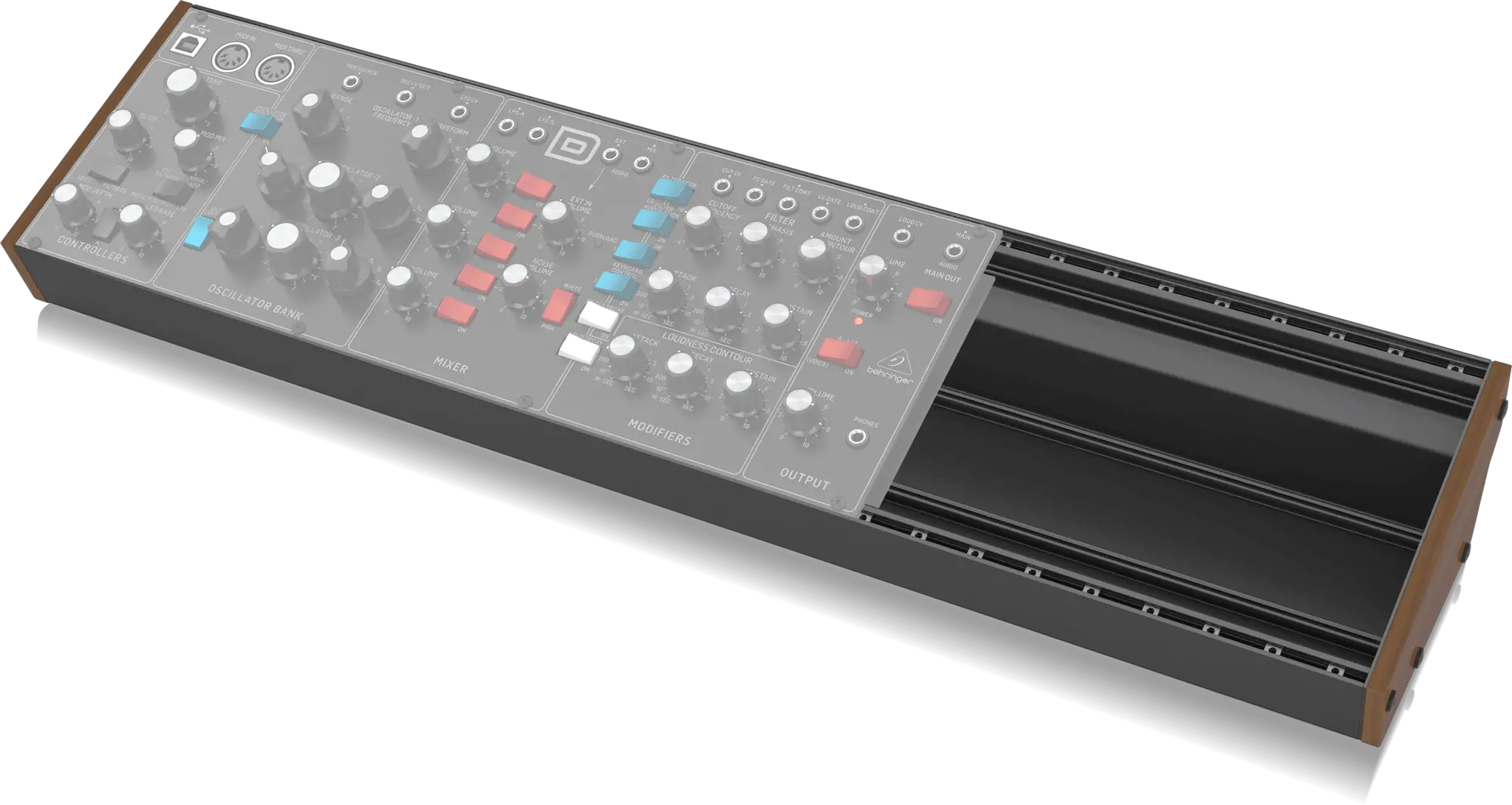 behringer EURORACK 104 Compact and Sturdy 104 HP Eurorack Skiff