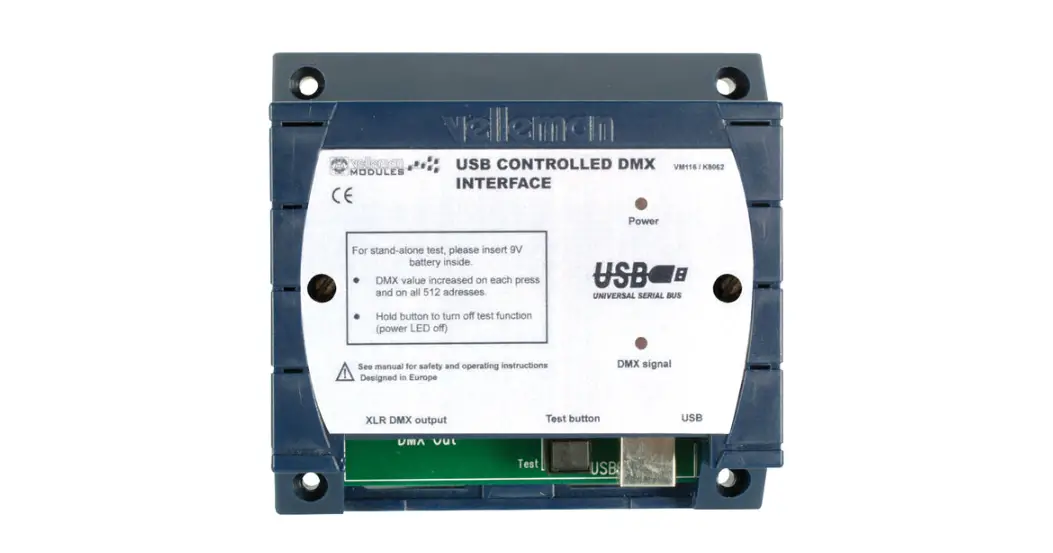 Velleman Vm116 Usb Controlled Dmx Interface