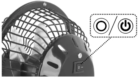 MAXXTER ACT-UFAN-4 4 Inch USB Desktop Fan A02