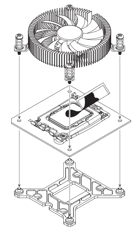 SilverStone NT07-1700 Silent Air Coolers - fig 1