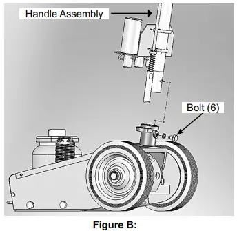 PITTSBURGH AUTOMOTIVE 63273-UPC 22 ton Air-Hydraulic Floor Jack-fig3