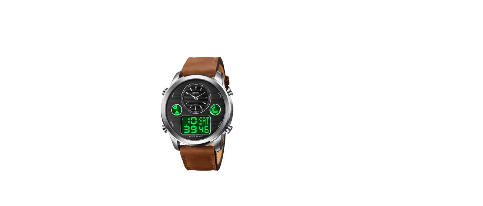 Skme 1653 Dual Time Watch User Manual