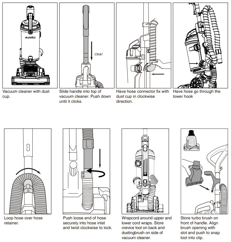 Eureka NEU610 series PowerSpeed Multi-Surface Upright Bagless Vacuum Cleaner - vacuum cleane